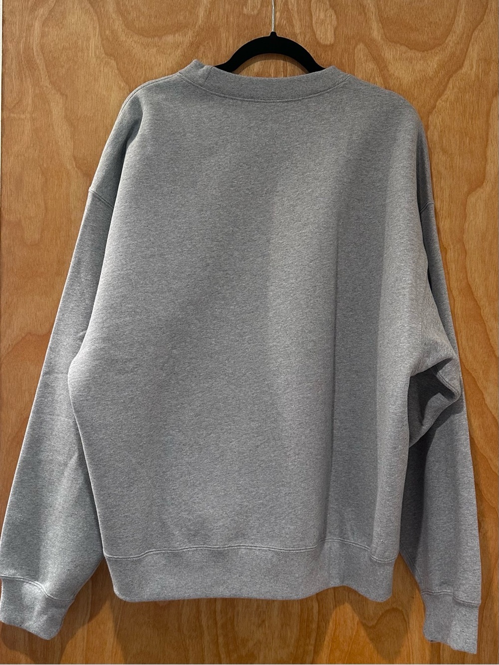 NWOT Stüssy x Nike Light Gray Crewneck Fleece Sweatshirt - Picture 3 of 5